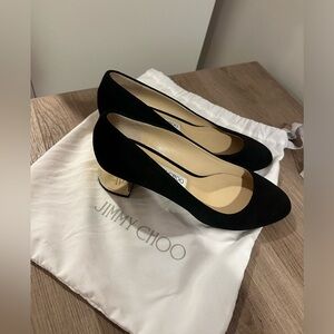 Jimmy Choo Jessie Black Suede Pump